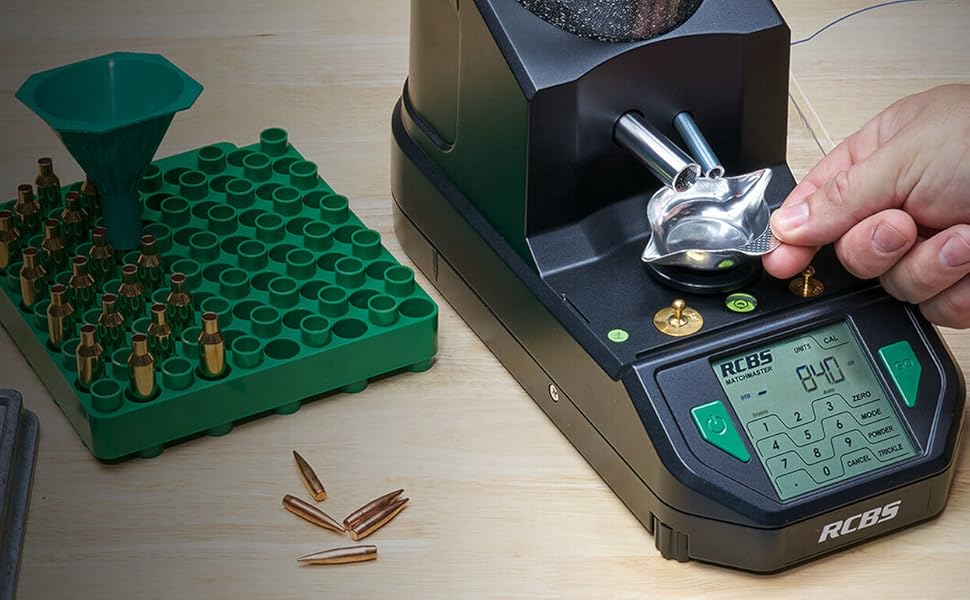 RCBS MatchMaster – Polvorímetro Automático de Precisão Absoluta
