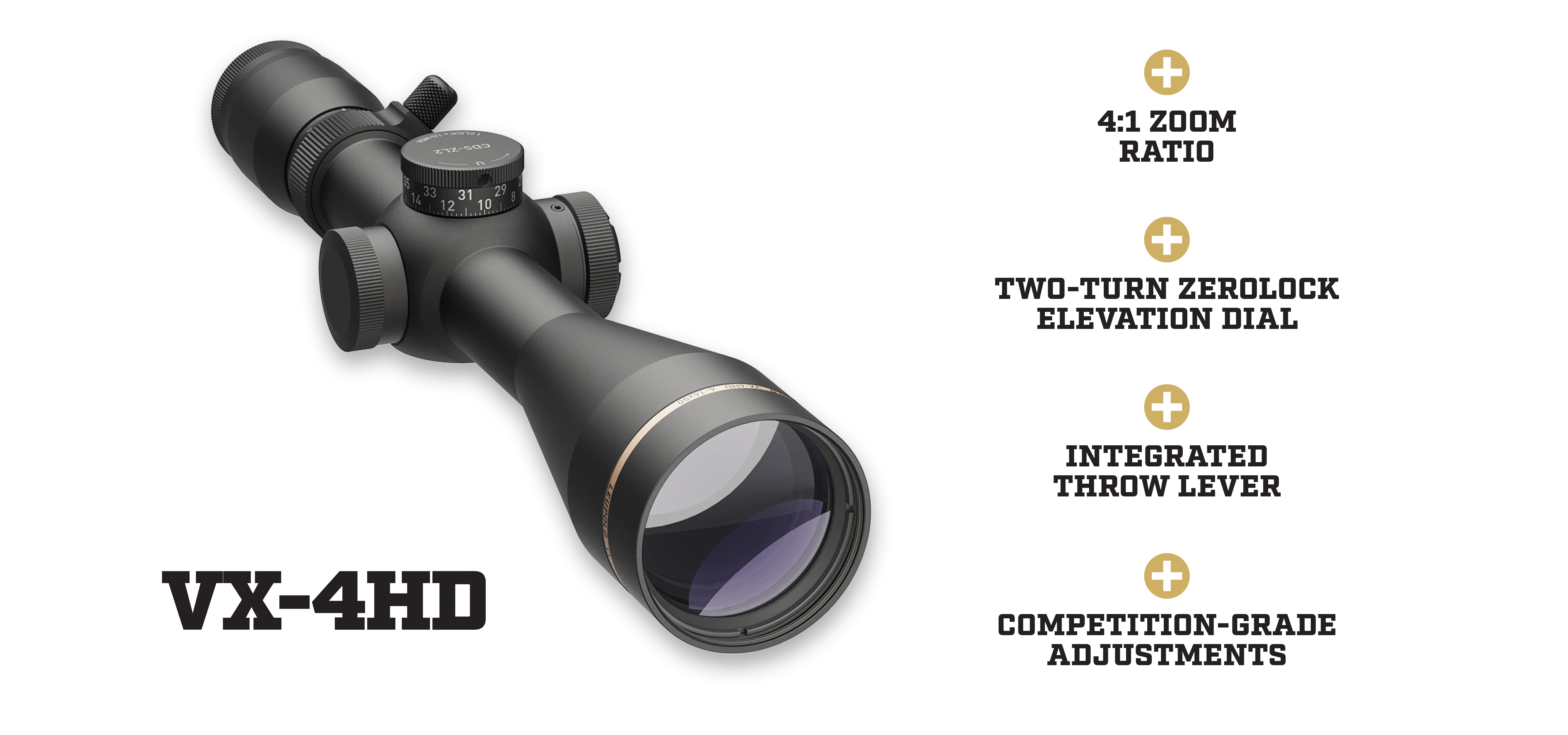 Leupold VX-4HD 3-12x50 (30mm) CDS-ZL2 Illum FireDot Twilight Hunter – Performance Óptica Premium para Caça e Precisão