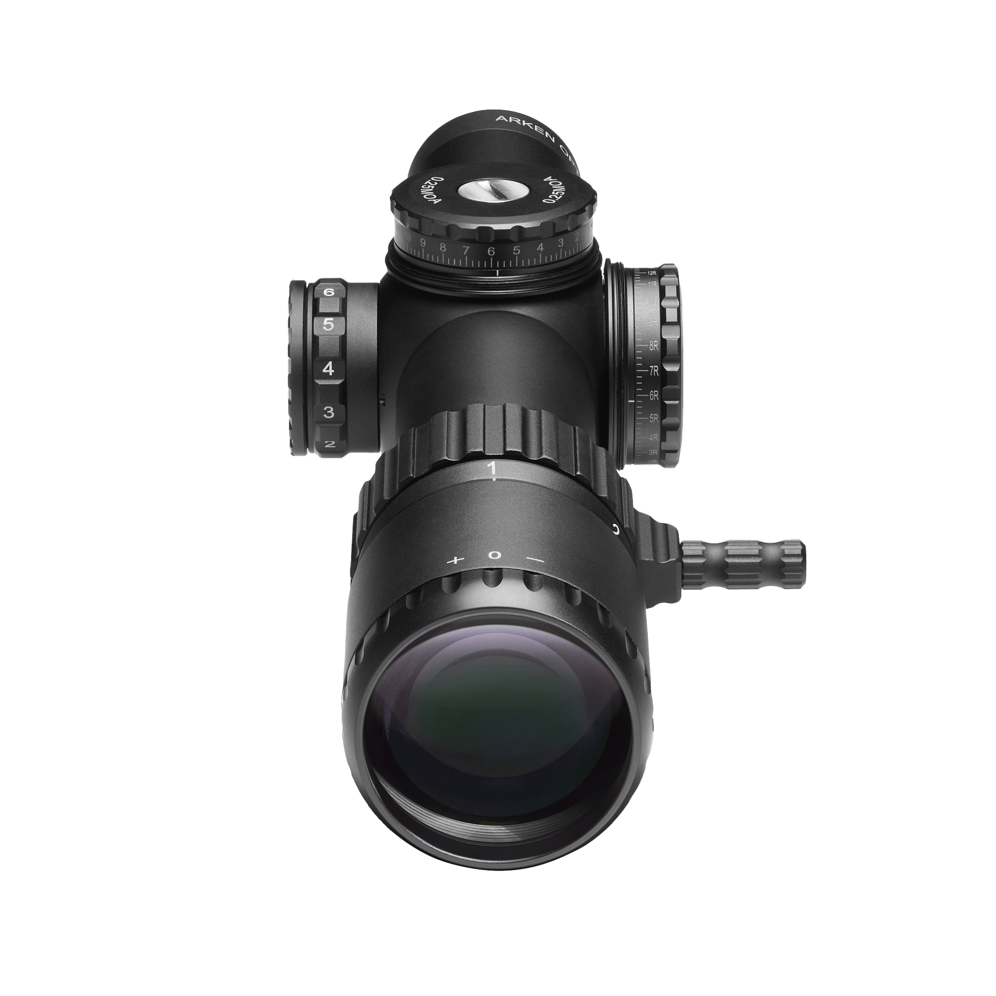 LPVO Arken EP-8 1-8x28 FFP LPVO Illum. KLBOX 34mm Tube – O LPVO Definitivo para Precisão e Rapidez!
