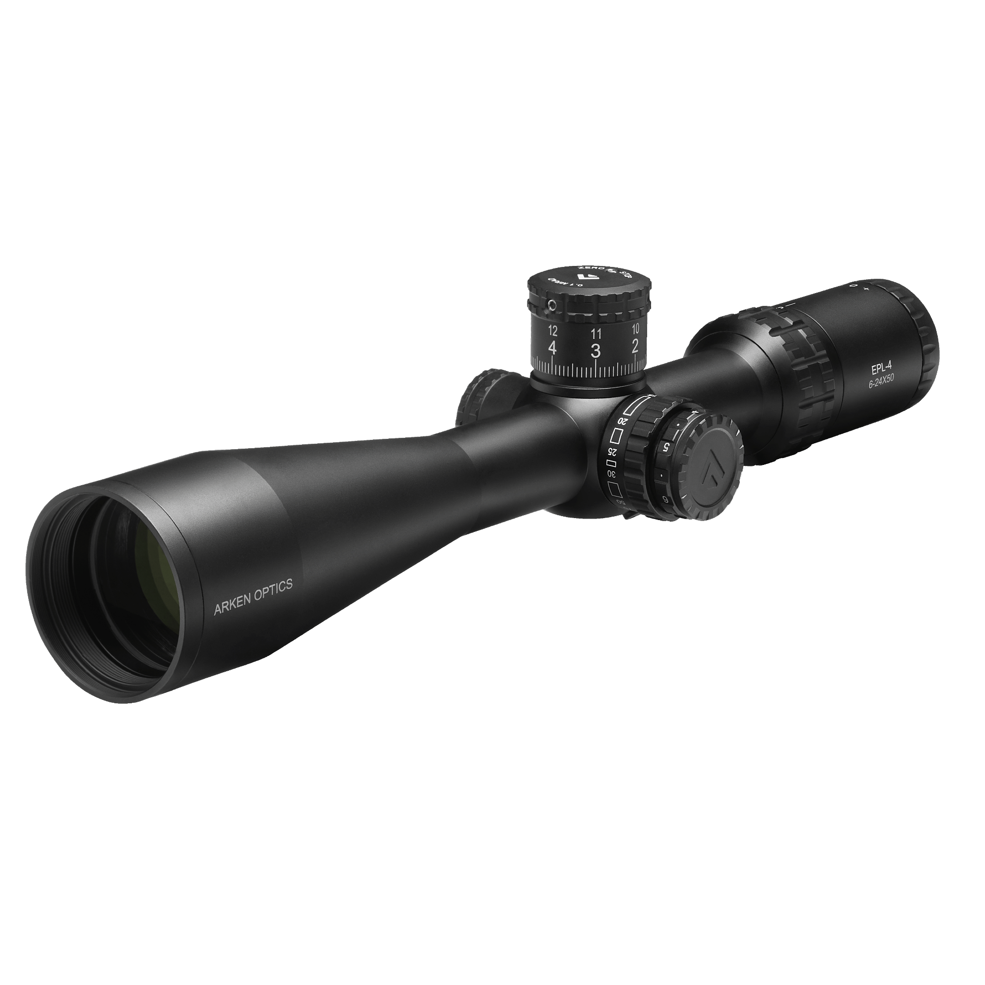 Luneta Arken Optics EPL-4 6-24x50 FFP – Precisão e Clareza para Tiros de Longa Distância!