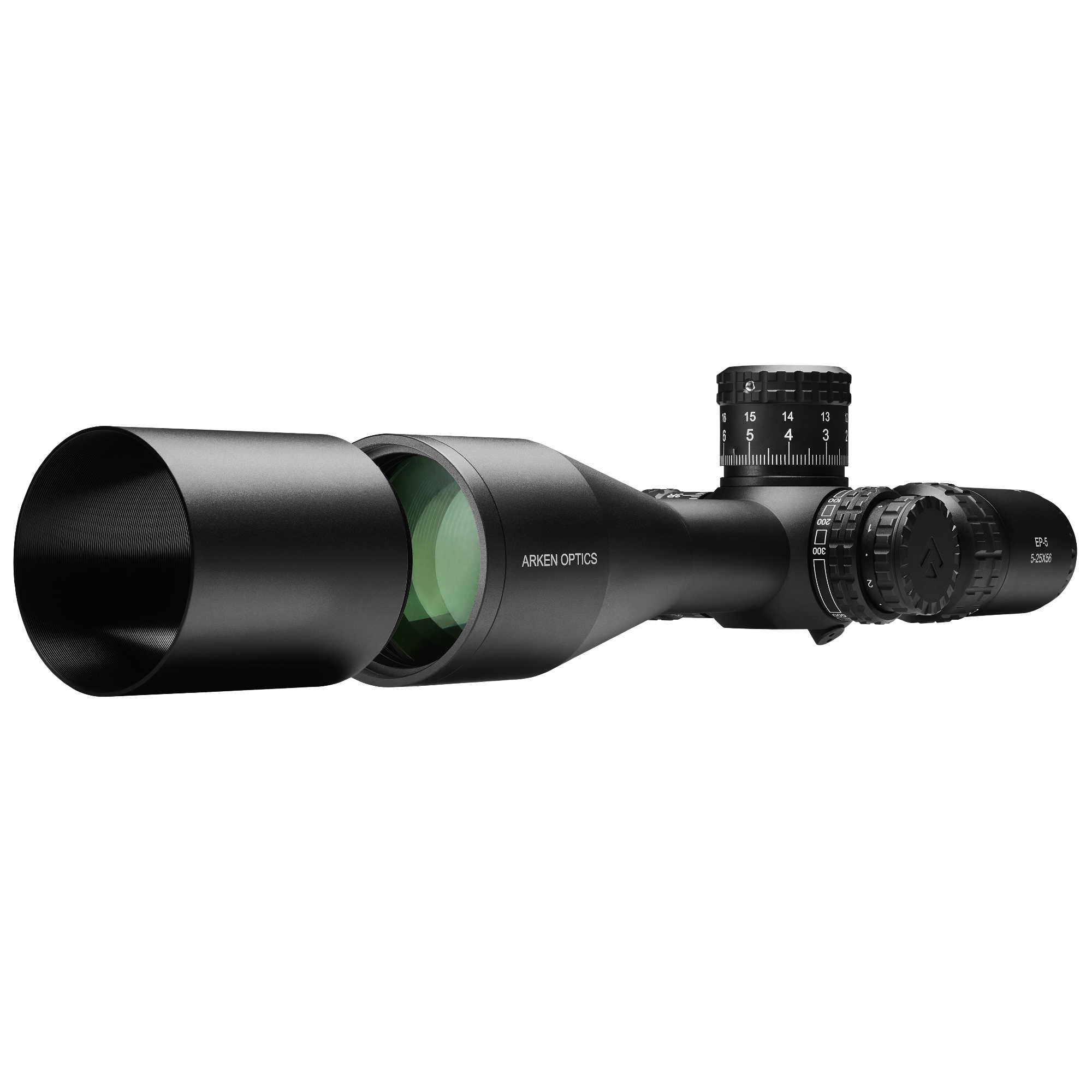 Luneta Arken Optics EP-5 5-25x56 FFP – Precisão Extrema para Longa Distância!