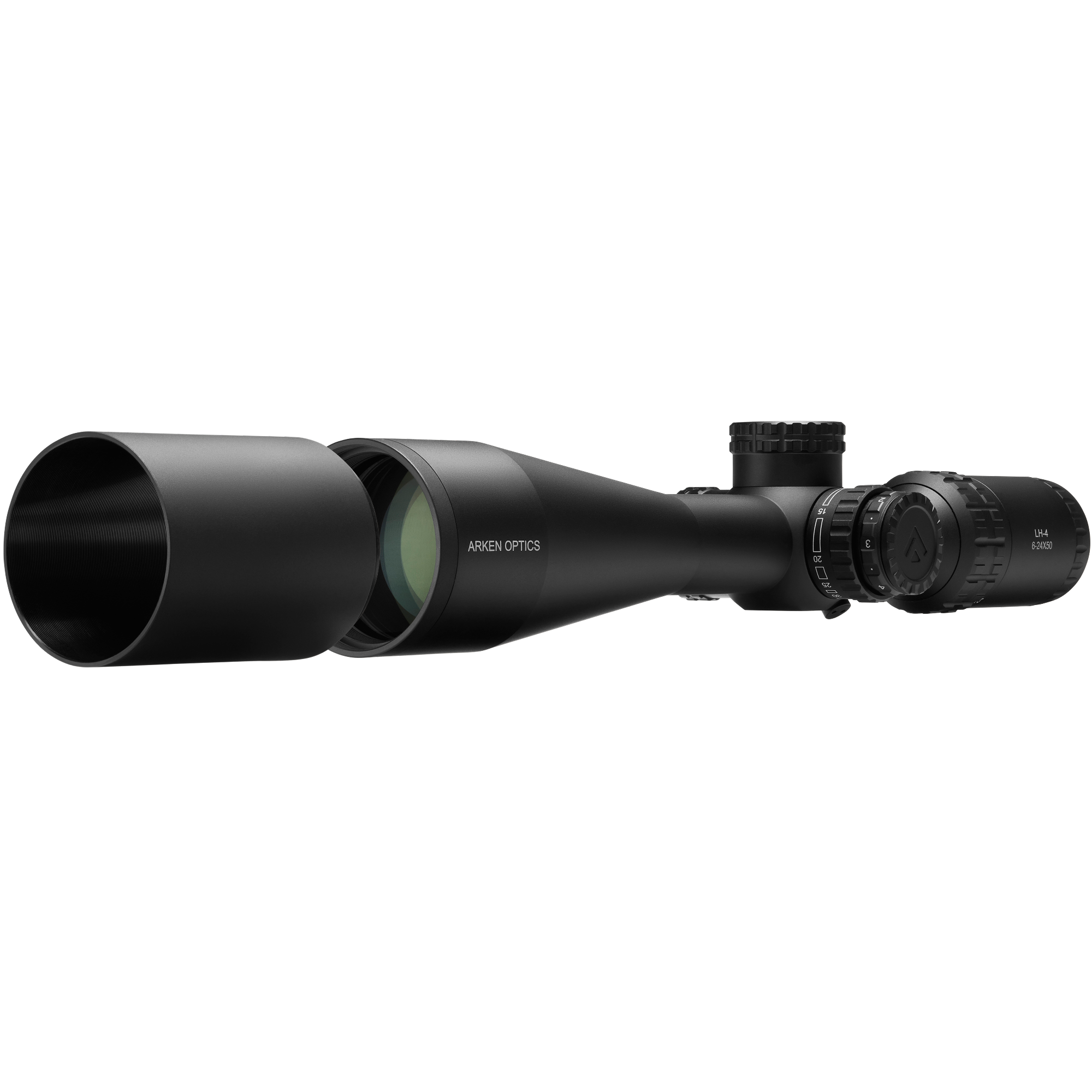 Luneta Arken Optics LH-4 6-24x50 FFP – Precisão Leve e Compacta para Caçadores e Atiradores!