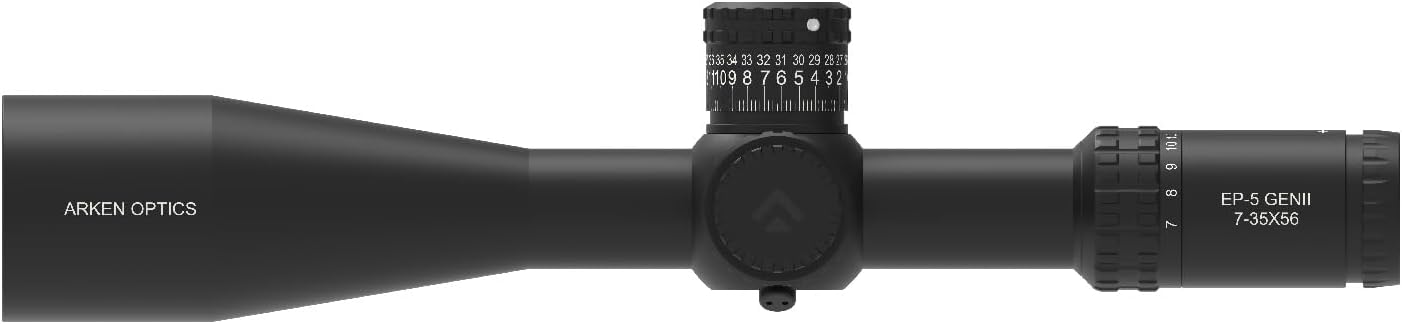 Luneta Arken Optics EP-5 7-35X56 Gen 2 FFP MIL VPR – Potência Extrema, Precisão Incomparável