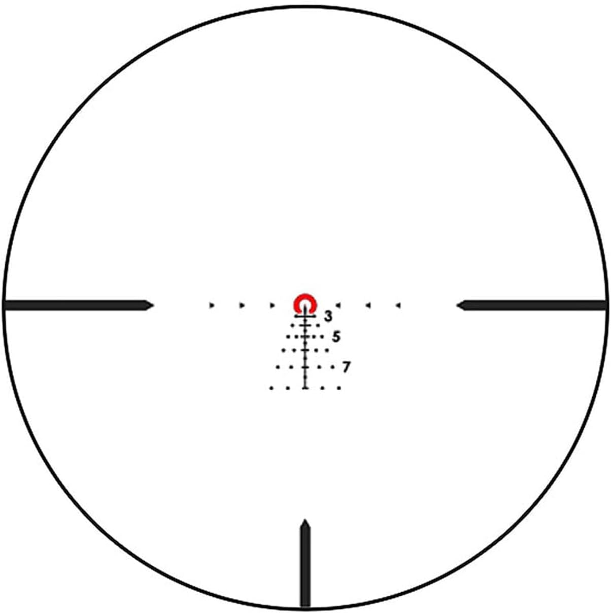 LPVO SIG SAUER TANGO-MSR FFP 1-6x24mm BDC6 | Retículo Real em Todas as Ampliações + Mount Incluso