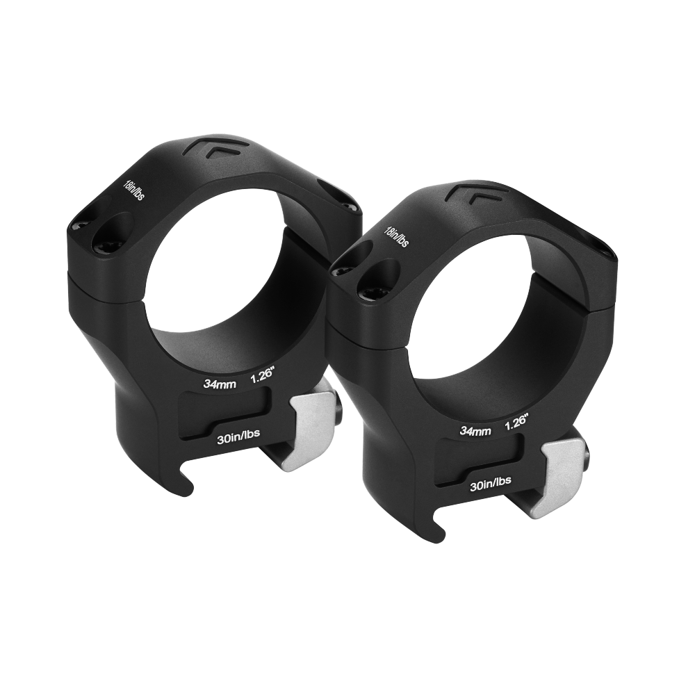 Arken Optics EP-5 GEN 2 7-35x56 FFP + Anéis Halo TI + Nível de bolha