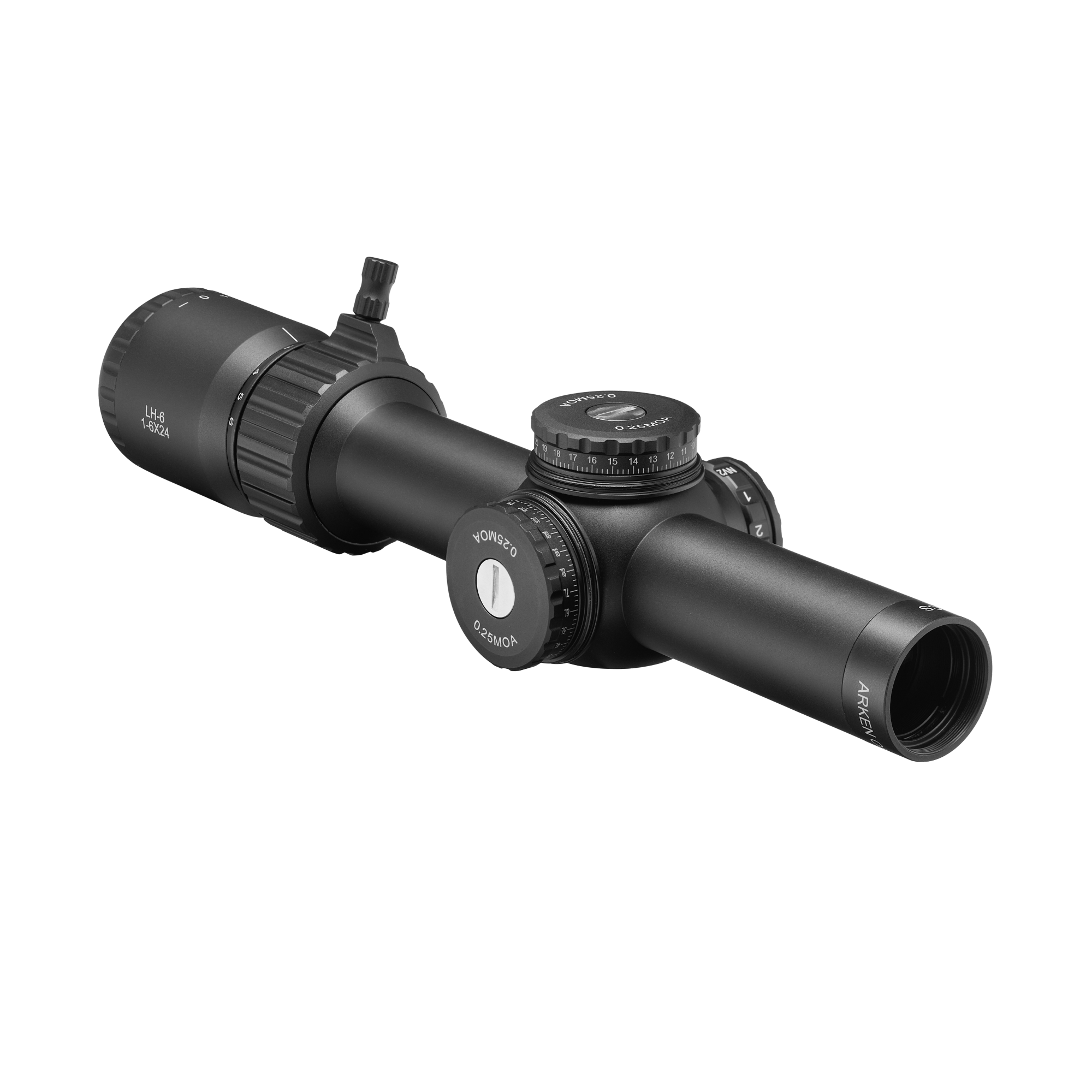 LPVO Arken Optics LH-6 1-6x24 SFP – LPVO Compacto com Retículo Avançado!