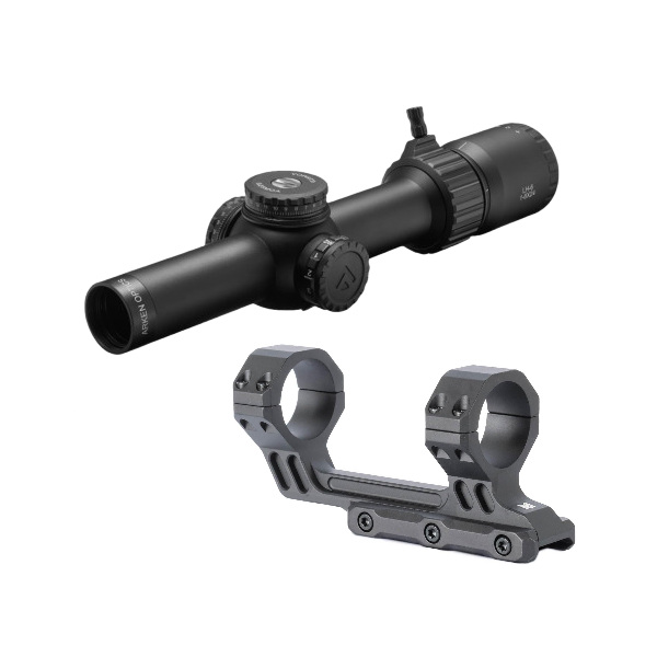 Arken Optics LH-6 1-6x24 SFP com cantilever — LPVO leve, brilhante e imbatível no custo-benefício