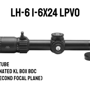 LPVO Arken Optics LH-6 1-6x24 SFP – LPVO Compacto com Retículo Avançado!