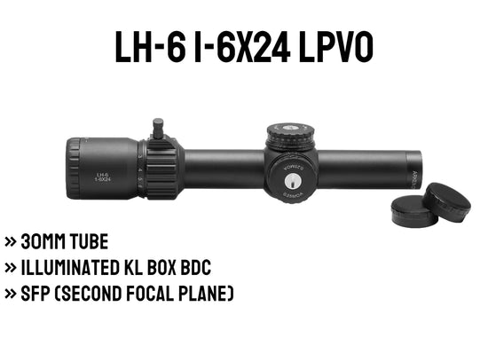 LPVO Arken Optics LH-6 1-6x24 SFP – LPVO Compacto com Retículo Avançado!