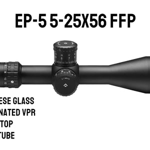 Luneta Arken Optics EP-5 5-25x56 FFP – Precisão Extrema para Longa Distância!