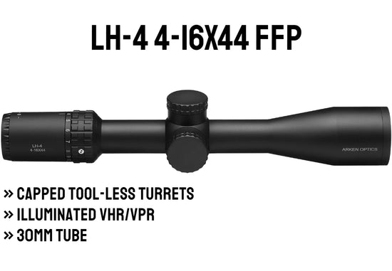 Luneta Arken Optics LH4 4-16x44 FFP – Precisão e Desempenho para Caçadores e Atiradores