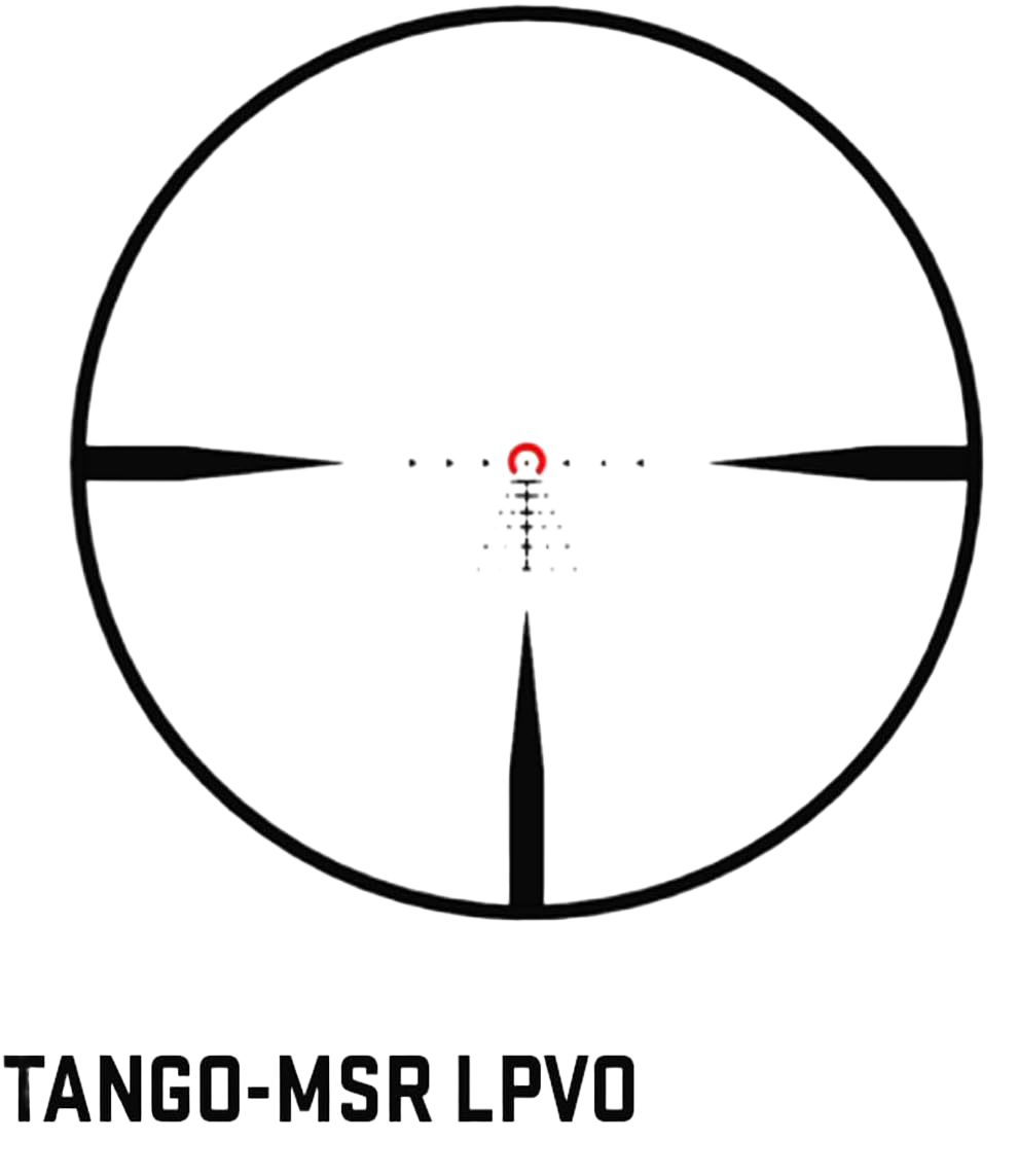 LPVO SIG SAUER TANGO-MSR 1-6x24mm SFP | Robustez, Simplicidade e Desempenho Confiável