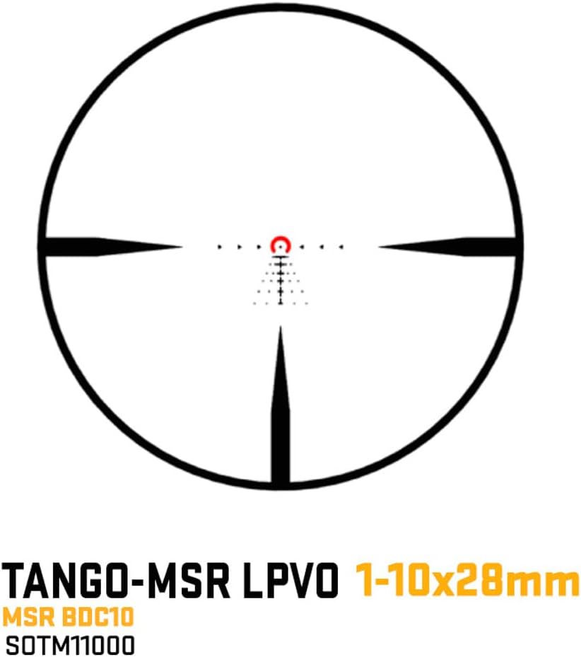 LPVO SIG SAUER TANGO-MSR 1-10x28mm SFP | Máxima Versatilidade do CQB ao Médio/Longo Alcance