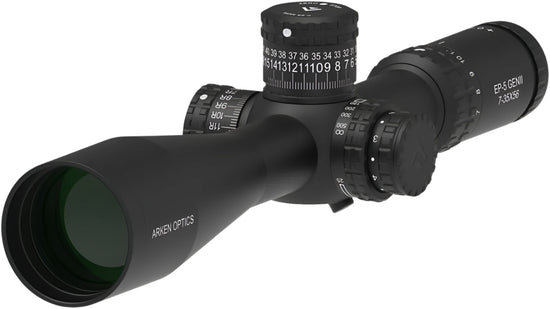 Luneta Arken Optics EP-5 7-35X56 Gen 2 FFP MIL VPR – Potência Extrema, Precisão Incomparável