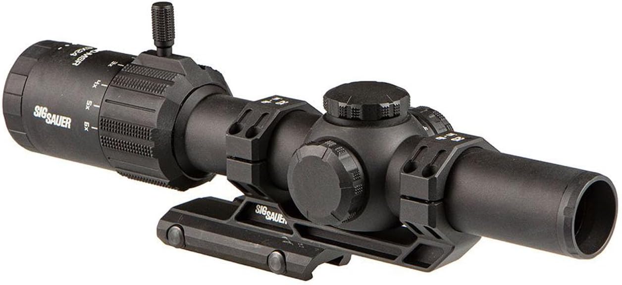LPVO SIG SAUER TANGO-MSR FFP 1-6x24mm BDC6 | Retículo Real em Todas as Ampliações + Mount Incluso