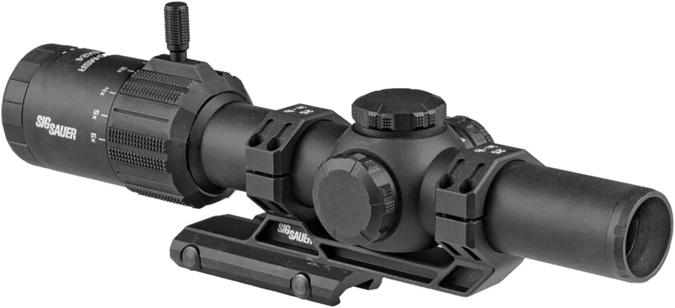 LPVO SIG SAUER TANGO-MSR FFP 1-6x24mm BDC6 | Retículo Real em Todas as Ampliações + Mount Incluso