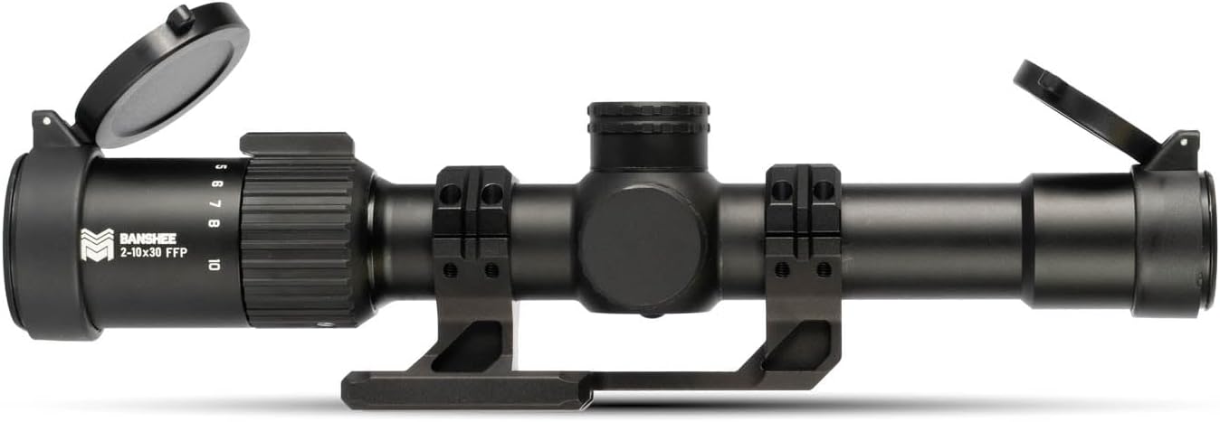 Monstrum Banshee 2-10x30mm FFP – A LPVO perfeita para rifles modernos, carabinas e uso tático