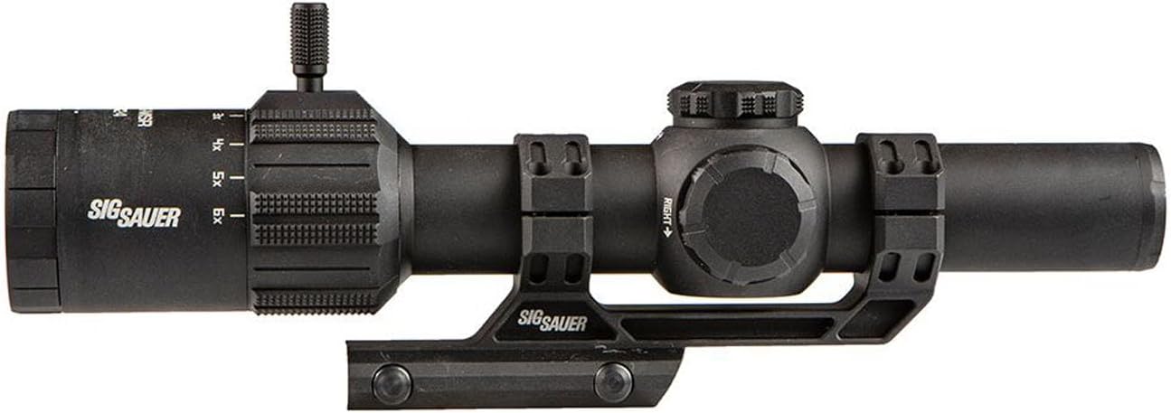 LPVO SIG SAUER TANGO-MSR FFP 1-6x24mm BDC6 | Retículo Real em Todas as Ampliações + Mount Incluso