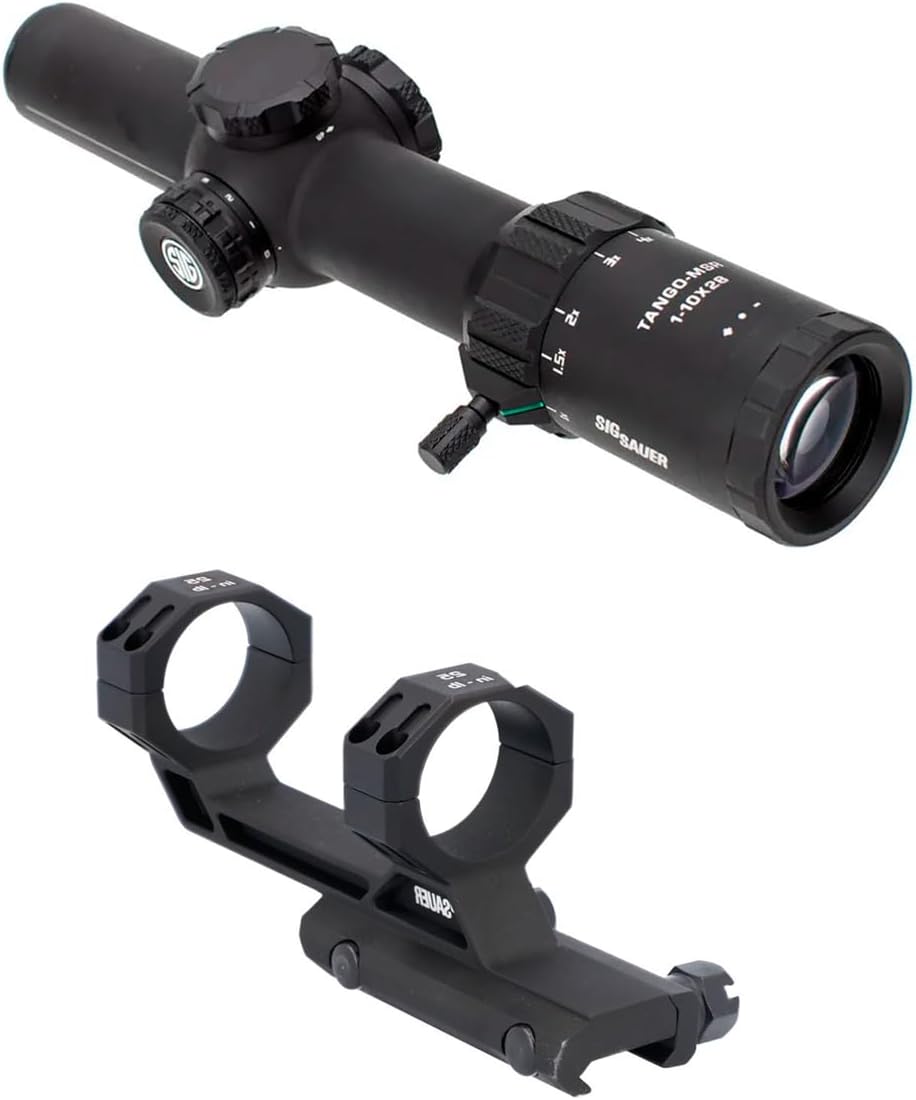 LPVO SIG SAUER TANGO-MSR 1-10x28mm SFP | Máxima Versatilidade do CQB ao Médio/Longo Alcance