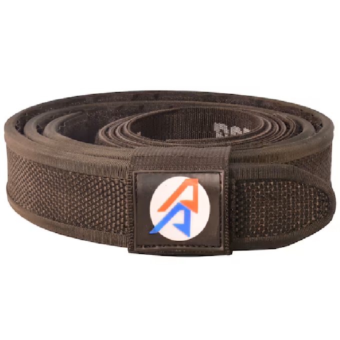 DOUBLE-ALPHA Premium Double Belt 1½" Nylon Black – Segurança, Conforto e Perfil Profissional (Size 32)