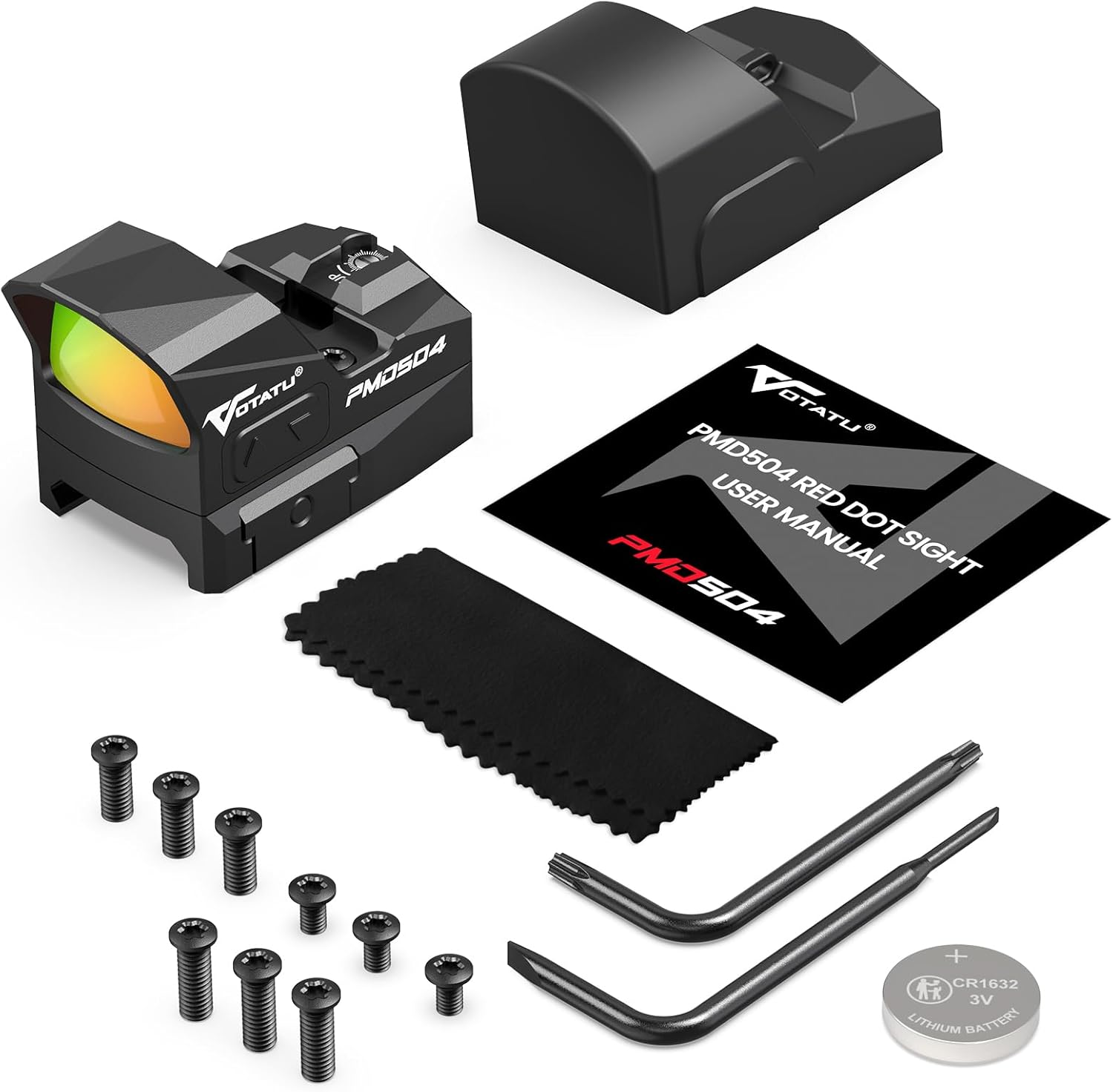 Red Dot  Votatu PMD504-R – Compacto com Shake Awake, Compatível com Footprint RMR