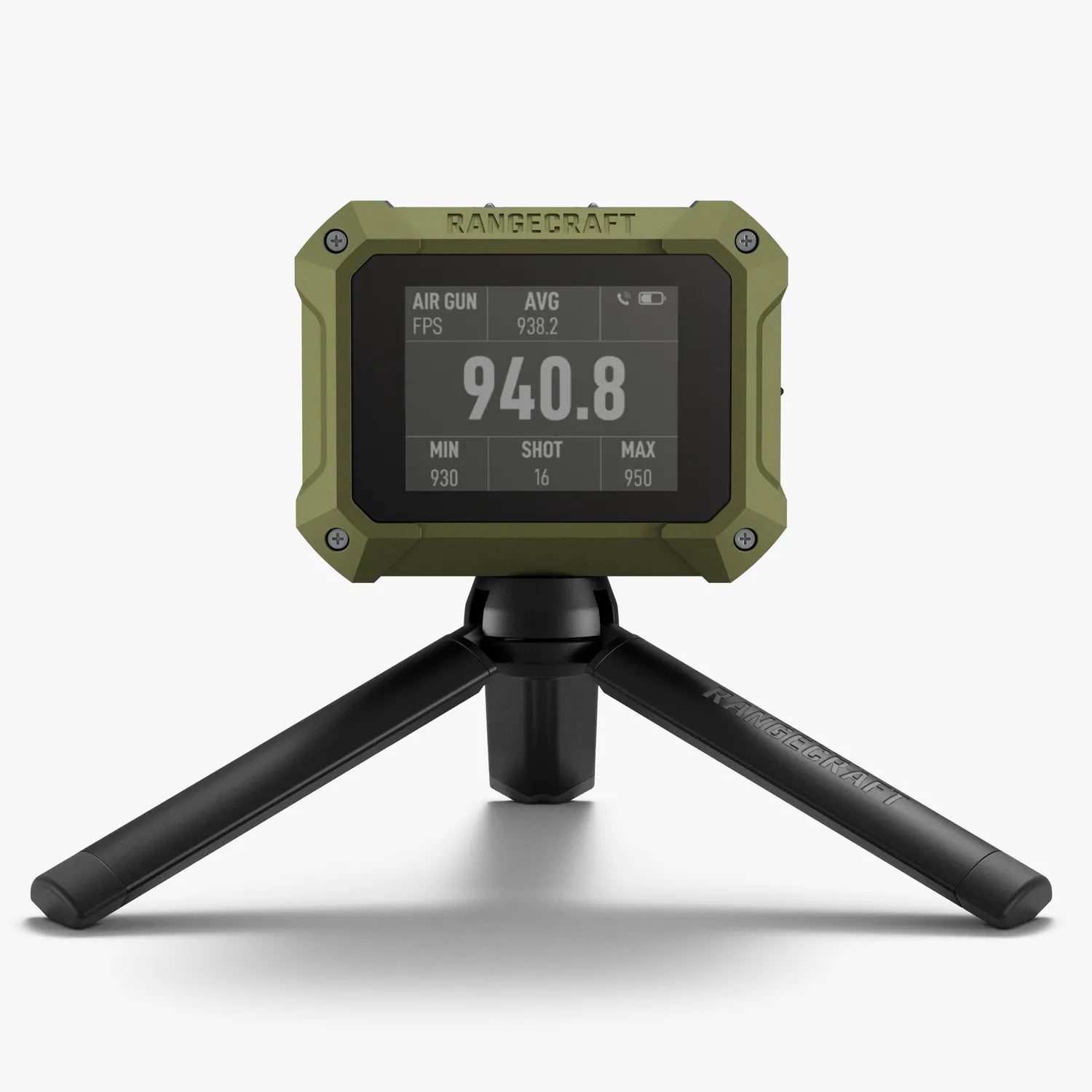 Athlon RangeCraft Velocity Pro Radar Cronógrafo – Preciso, Portátil e Completo para Medição de Velocidade de Projéteis