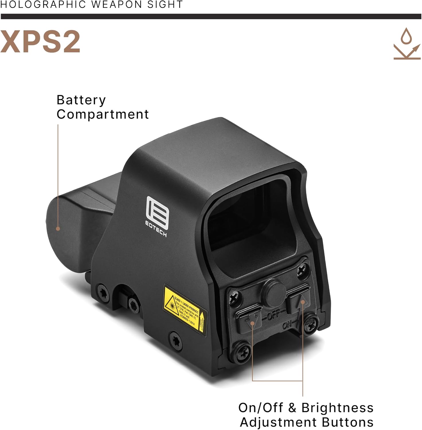 EOTECH XPS2-0 – Holographic Weapon Sight | Leve, Compacta e de Aquisição Instantânea