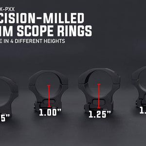 Anéis Monstrum Next Level Scope Rings with Integrated Level Bubble 30 mm