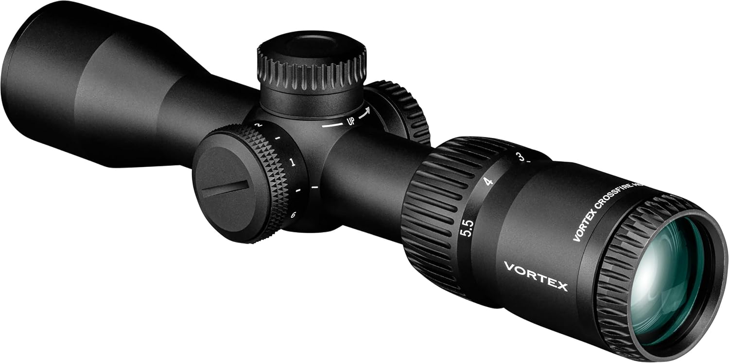 LUNETA VORTEX CROSSFIRE HD 1.5-5.5x32 SCOUT | Iluminada, Leve e Perfeita para Carabinas Puma