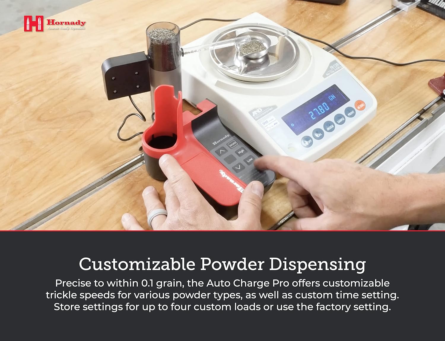 Hornady Vibratory Powder Trickler 050102 – Ajuste Fino de Pólvora com Precisão Absoluta