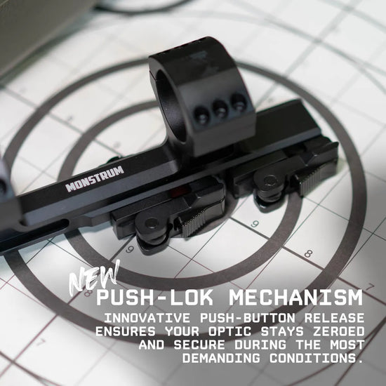 🔵 Monstrum HyperGrip Quick Release Cantilever Scope Mount 30mm – ZS334 🔵