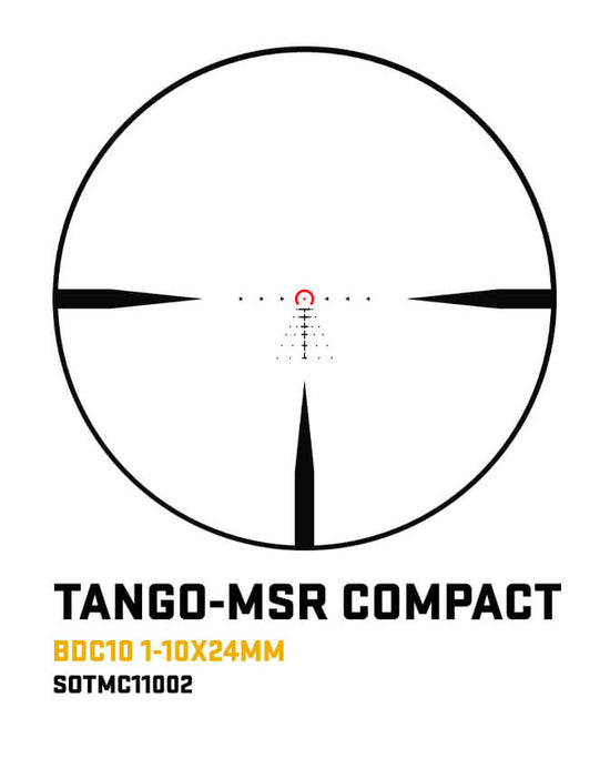 Luneta Sig Sauer TANGO-MSR COMPACT 1-10x24mm FFP Illuminated + MST Mount 1.535”
