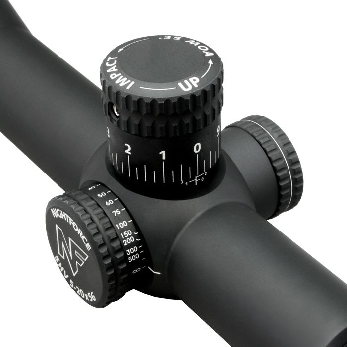 Nightforce SHV 5-20x56 – Precisão Extrema com ZeroSet e Retículo Forceplex