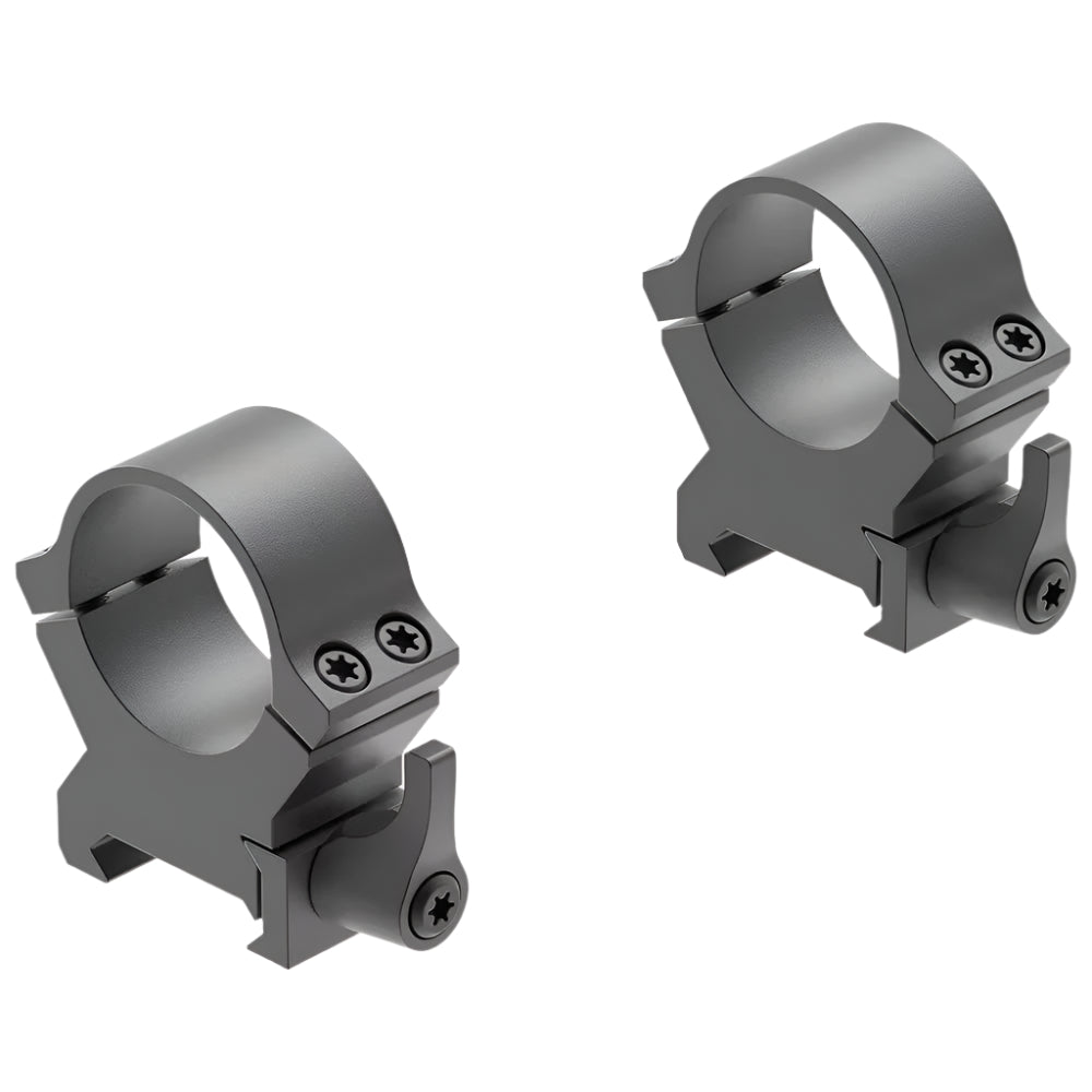 Anéis Leupold QRW2 1" High Matte – Quick Release | Robustez, Repetibilidade e Confiança Absoluta