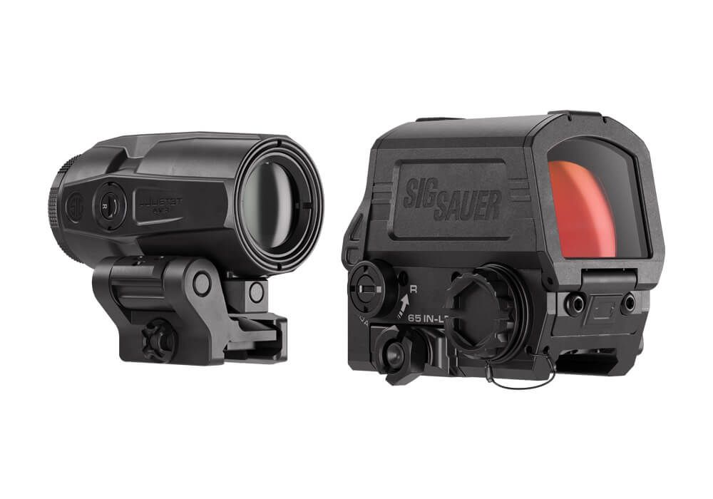 Sig Sauer ROMEO8T-AMR 1×40 + JULIET3T Micro 3×22 Combo | Red Dot Militar + Magnifier para Dominar dos 5 aos 500 m